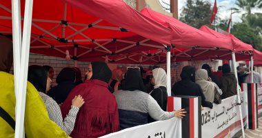 توافد الناخبين على لجان بورسعيد فى اليوم الثانى من انتخابات مجلس النواب.. فيديو