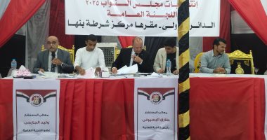 اللجنة العامة في بنها وكفر شكر تتلقى محاضر فرز  اللجان الفرعية .. صور