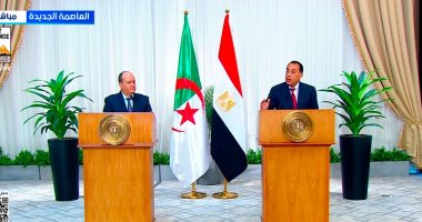 مدبولى: القيادة السياسية فى البلدين وجهت بدفع العلاقات المصرية الجزائرية