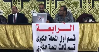 الحصر العددى للدائرة الرابعة بالمحلة من داخل اللجنة العامة.. فيديو