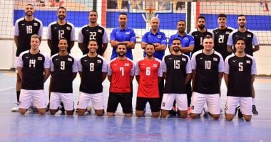 منتخب الطائرة أمام فلسطين في ضربة بداية بطولة التحدى العربية