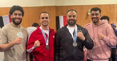 جامعة كفر الشيخ تحصد برونزيتى وزن 75 كجم و90 كجم فى بطولة دورى الجامعات