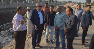 محافظ الغربية يتابع ميدانيًا أعمال تطوير محور محلة منوف