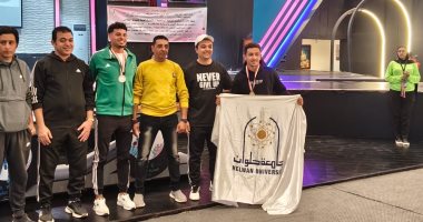  طلاب جامعة حلوان بالمركز الأول في بطولة الجامعات لذوي الهمم