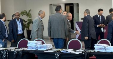 بدء توافد أعضاء الجمعية العمومية للاتحاد المصرى لكرة القدم.. صور