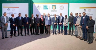 مصر الخير عضو التحالف الوطنى تفتتح مدرسة السلام الإعدادية بمحافظة المنيا