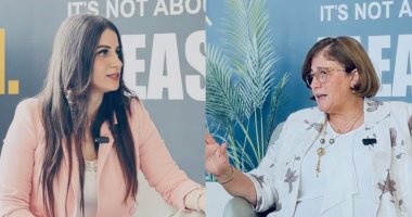 عزة البورصلي ببودكاست بصمة بجامعة عين شمس مع الزميلة بسنت جميل 