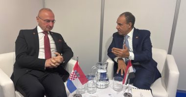 وزير الخارجية يلتقى نظيره الكرواتى