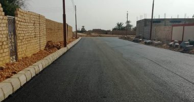 رصف طرق رئيسية بمركز نصر النوبة بأسوان بتكلفة 23 مليون جنيه