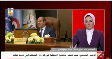 خبير علاقات دولية: رسائل الرئيس السيسي تؤكد انحيازنا للسلام والدولة الوطنية