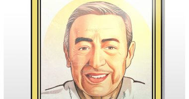 كاريكاتير اليوم السابع يحيى ذكرى ميلاد الكابتن حمادة إمام