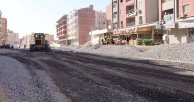 تعرف على المحور الجديد الرابط بين شارعى الكورنيش والنصر بالغردقة