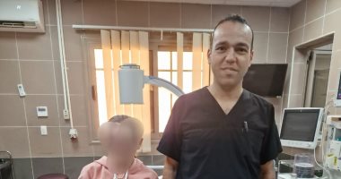 علاج طفلة من نزيف مستمر بوحدة المناظير بمستشفى أحمد ماهر التعليمي