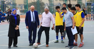 رئيس جامعة كفر الشيخ يطلق فعاليات المهرجان الرياضي