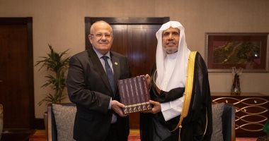 الخشت وأمين رابطة العالم الإسلامى يبحثان تجديد الخطاب الدينى وفق أسس منهجية