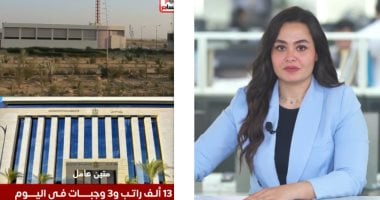 الزميلة نهال رأفت مذيعة اليوم السابع 