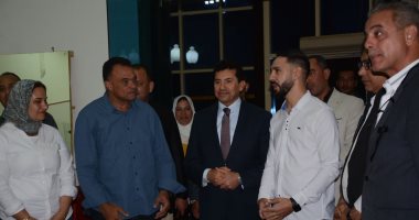 جولة تفقدية لوزير الرياضة بالمدينة الشبابية فى شرم الشيخ
