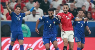 شوط أول سلبى بين منتخب مصر الثانى والكويت فى كأس العرب
