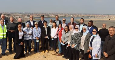 محافظ القليوبية ووفد البنك الدولي يتفقدون إنشاءات المحطة الوسيطة بالخانكة
