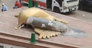 إزالة تمثال الحمامة من ميدان الهلالى فى أسيوط.. ورئيس الحى يوضح الأسباب