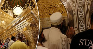 نفيسة العلم.. نور يضىء سماء القاهرة فى ختام مولد السيدة نفيسة.. صور