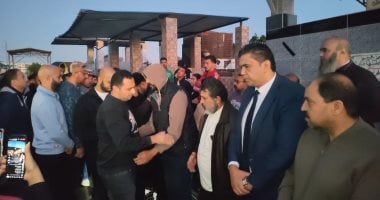 ممثل وزير الشباب يشارك في وداع السباح يوسف محمد إلى مثواه الأخير.. فيديو وصور
