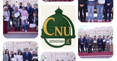 سامى عبدالصادق يشهد حفل ختام أنشطة الطلاب بجامعة القاهرة الأهلية والفرع الدولى