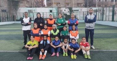 تدريب الفتيات فى خماسيات كرة القدم بسوهاج تحت شعار: ألف بنت.. ألف حلم