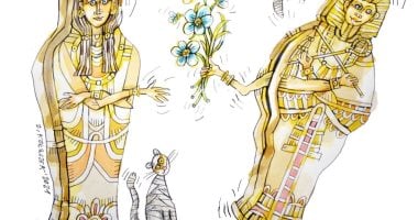 عيد الكاريكاتير المصرى.. العالم يحتفى بالمتحف الكبير فى معرض استثنائى