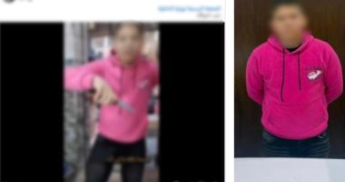 المتهم عقب إلقاء القبض عليه