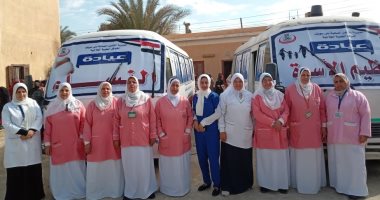 حياه كريمة.. 3300 خدمة طبية مجانية لأهالى قرية مهدى الأخرم ببنى سويف