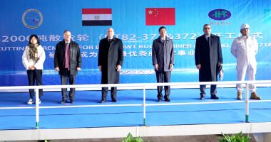 وزارة النقل تحتفل بمراسم بدء بناء سفينتين جديدتين من طراز كامسارماكس