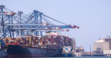 تداول 4700 طن بضائع بخط الرورو الملاحي ميناء دمياط اليوم