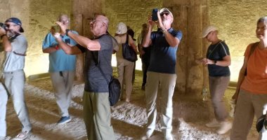 إقبال الوفود السياحية متعددة الجنسيات على زيارة المناطق الأثرية بالمنيا