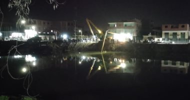 سقوط كراكة أثناء تطهير ترعة الإسماعيلية