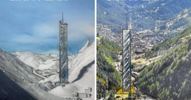 خطط إنشاء ناطحة سحاب فى قلب جبال الألب السويسرية تثير الجدل