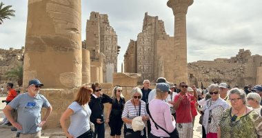زيارات سياحية عظيمة في معابد الكرنك اليوم للأفواج الأجنبية من حول العالم