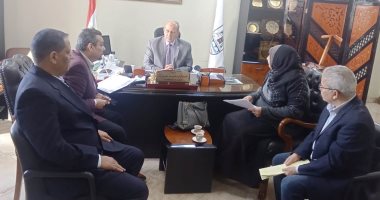 تحصيل مستحقات مشاريع الصرف الزراعي المغطى ببنى سويف