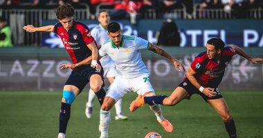 في الكورة :
كالياري ضد روما.. الذئاب يواصلون التراجع بخسارة جديدة في الدوري الإيطالي