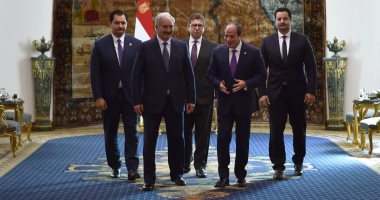 الرئيس السيسى: ملتزمون بتقديم الدعم والمساندة للجيش والمؤسسات الوطنية الليبية