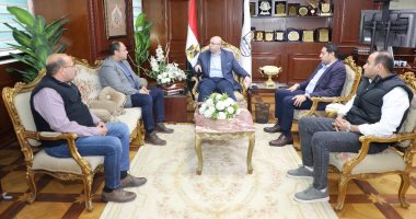 محافظ بني سويف يبحث مع رئيس هيئة تنمية الصعيد مشروعات الهيئة الجارية  
