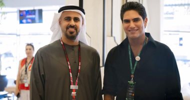 أحمد أبو هشيمة يلتقي الشيخ خالد بن محمد بن زايد والشيخ ذياب بن محمد بن زايد