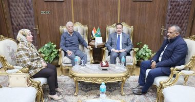 محافظ المنوفية يلتقى مستشار رئيس الوزراء للمشروعات القومية.. اعرف السبب