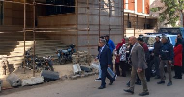 محافظ الدقهلية يتفقد قصر ثقافة المنصورة ويوجه بسرعة أعمال التطوير