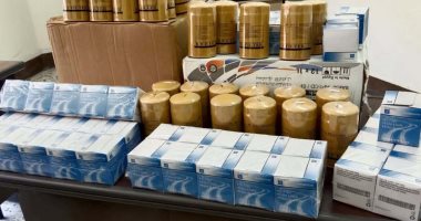 ضبط فلاتر زيوت سيارات مجهولة المصدر فى بورسعيد