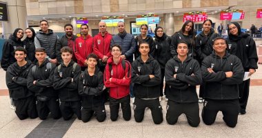 الفوج الأول للبعثة المصرية يغادر لأنجولا للمشاركة في دورة الألعاب الإفريقية للشباب