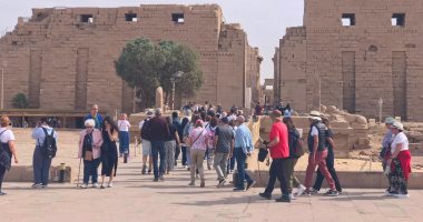 إقبال السائحين على محافظة الأقصر