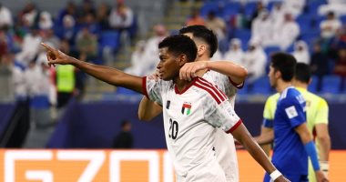 منتخب الإمارات يدك الكويت بثنائية الغسانى في الشوط الأول بكأس العرب.. فيديو