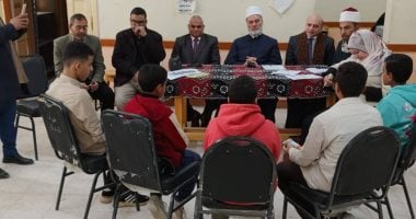 رئيس منطقة سوهاج الأزهرية يتفقد فعاليات مسابقة "مداد"