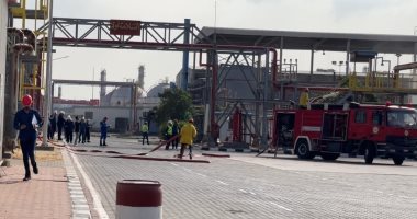 الأسكندرية للمنتجات البترولية تنفذ تجربة محاكاة مكافحة حريق ناجحة
